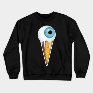 Ice cream eyeball Halloween Crewneck Sweatshirt